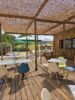 Terrasse ombragée de notre snack